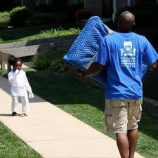 Two Marines Moving crew in action